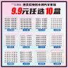 美人鱼【新款免胶任选十盒】自然仿真单簇卷翘分段式新手适用假睫毛商品图