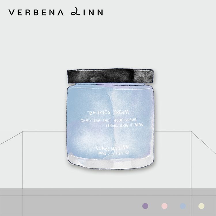 VerbenaLinn闻梨烟酰胺深层香氛海盐精油身体磨砂膏商品图