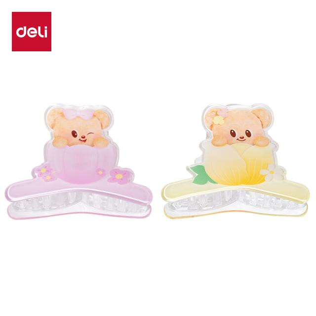 得力HY622/HY624/HY637黄油小熊动漫发夹商品图