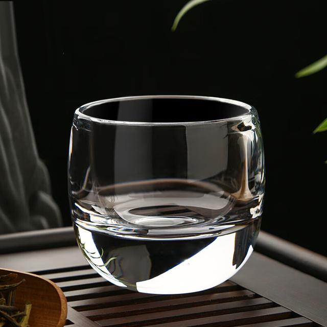 无铅水晶玻璃功夫茶具套装玻璃杯家用禅定杯扳指杯不烫手耐高温商品图