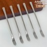 【建议多拍】ANBOX-304不锈钢锤纹水果叉商品图