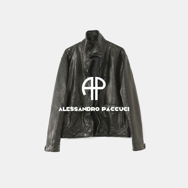 AP｜洛哥64083PY【黑标/中扭扭皮衣】进口植鞣绵羊皮翻领时尚皮衣商品图