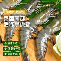【Phukey Sea】泰国活冻黑虎虾 多规格 1kg/盒 2斤/*2/*1商品图