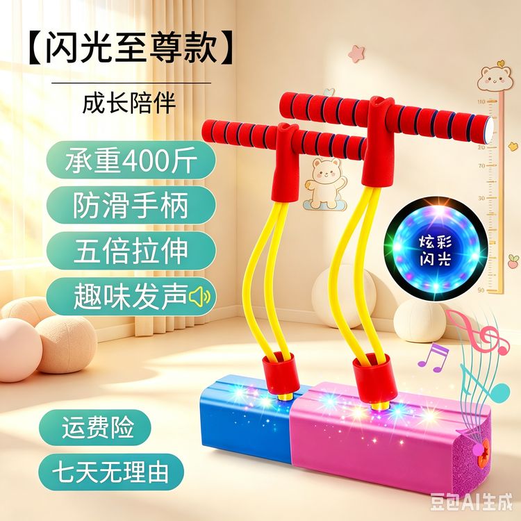 儿童跳跳杆青蛙跳小孩平衡感统训练器材运动蹦蹦跳弹跳器助长玩具商品图