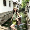 夏季纯欲风波点挂脖吊带上衣高腰显瘦半身裙气质套装商品图