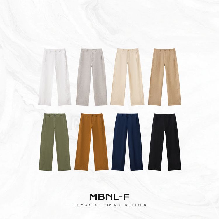 MBNL-F/秦磊女装 “率性亚麻裤” 100%亚麻阔腿西装裤 XM-XKZ6668商品图