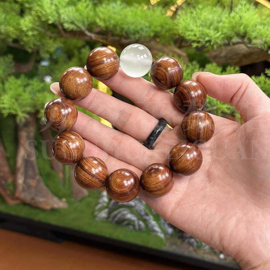 【苏嘉专属】2.0花梨木黄花梨精品手串明珠款（多样性发其一）商品图