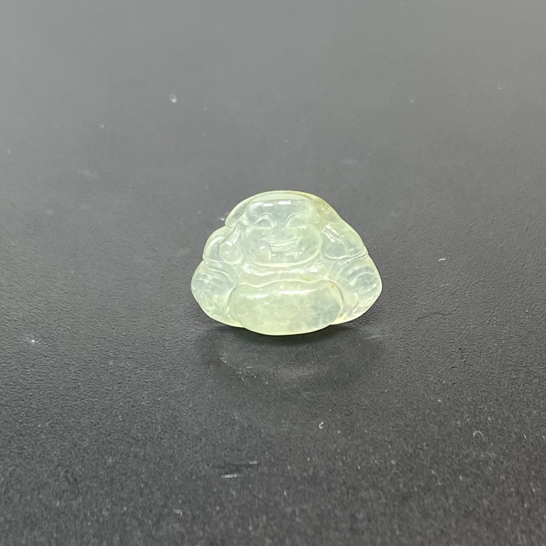 RX5天然缅甸A货翡翠冰种绿佛公/030598/北京中保拍卖商品图