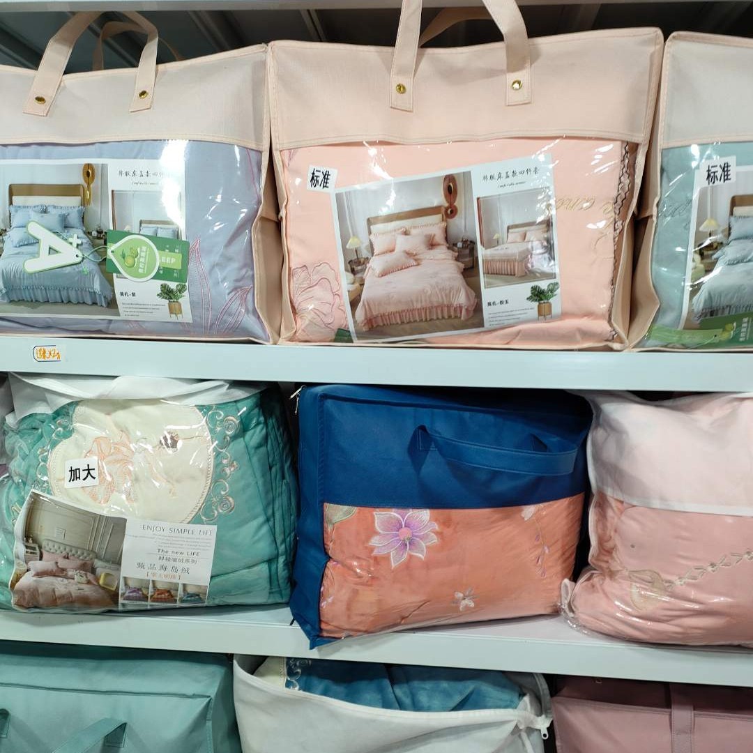 山茶花 四季款 多功能 蕾丝款 四件套 加棉加厚商品图