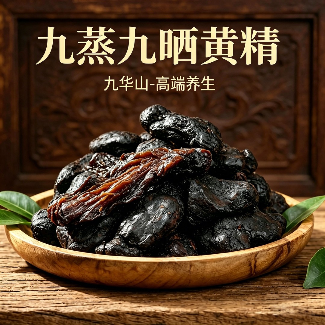(九华黄精)古法九蒸九晒九华山地道取材高山农家黄精泡水即食食品商品图