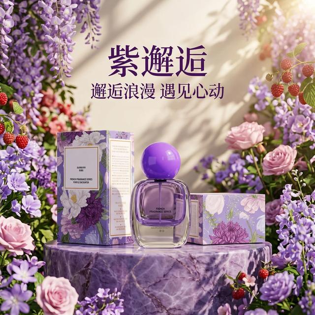 【官方正品】紫邂逅香水持久留香清新淡雅高级迷人花露香水商品图