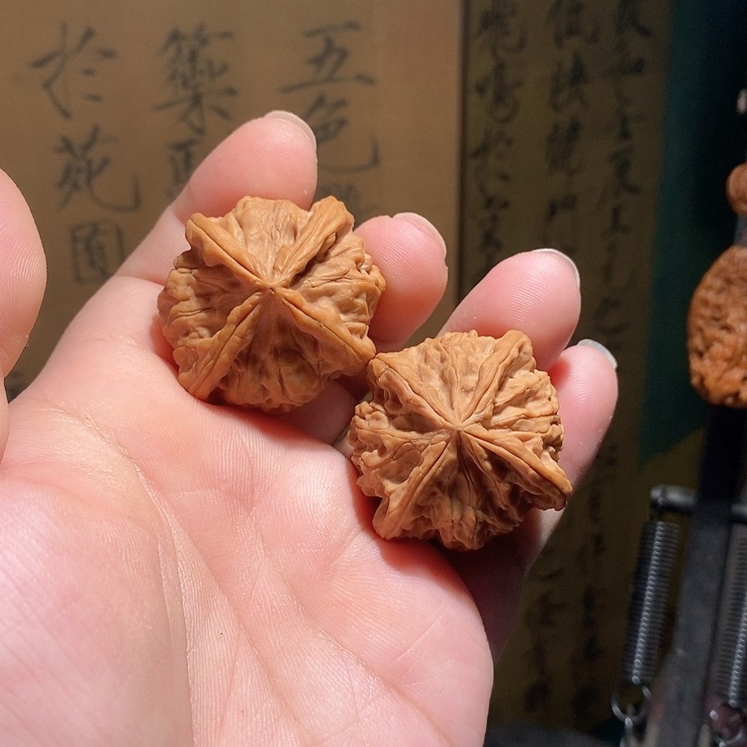 把件文玩核桃40mm玉玺四棱全品商品图