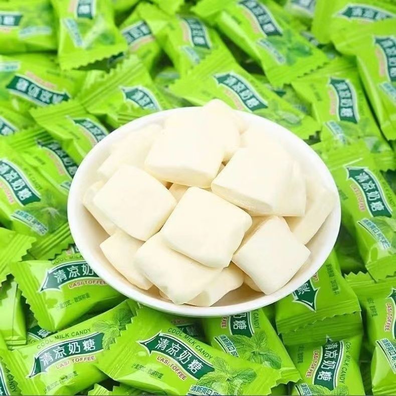 清凉奶糖独立包装薄荷糖软糖解馋零食清新口气牛奶糖怀旧糖果推荐商品图