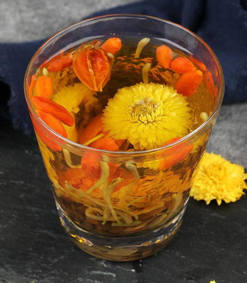 竹叶金银花茶菊花决明子茶甘草组合茶男女加班熬夜泡水喝养生茶包