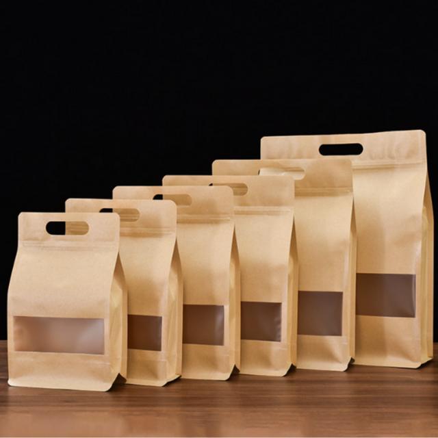 茶叶包装袋食品八边封牛皮纸商品图