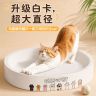 猫爪白牛卡纸猫抓板猫窝一体猫咪宠物玩具耐抓耐磨不掉屑磨爪神器商品图