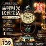 欧式复古静音摆件高档钟表摆台座钟客厅时钟2026大气奢华台式钟表商品图