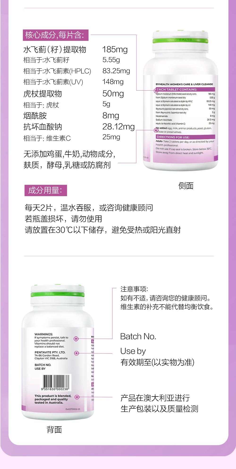 汤臣倍健by-health奶蓟草片120(汤臣倍健奶蓟草说明书)