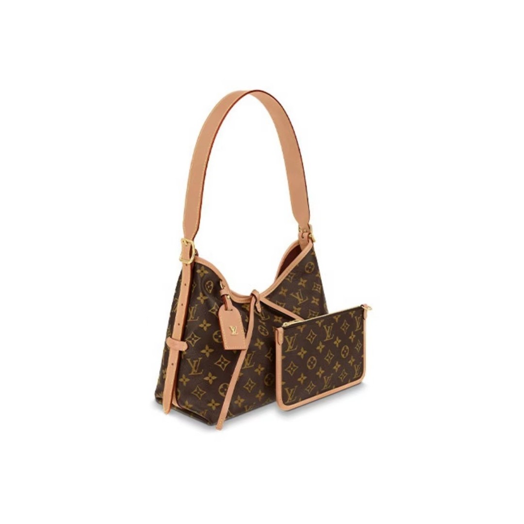 99新 LouisVuitton/路易威登 Carryall经典老花单肩包小号/中号商品图
