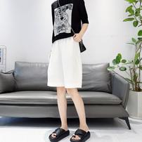 【店夫人定制】夏天新品 百搭 显瘦 洋气 薄款休闲短裤女商品图