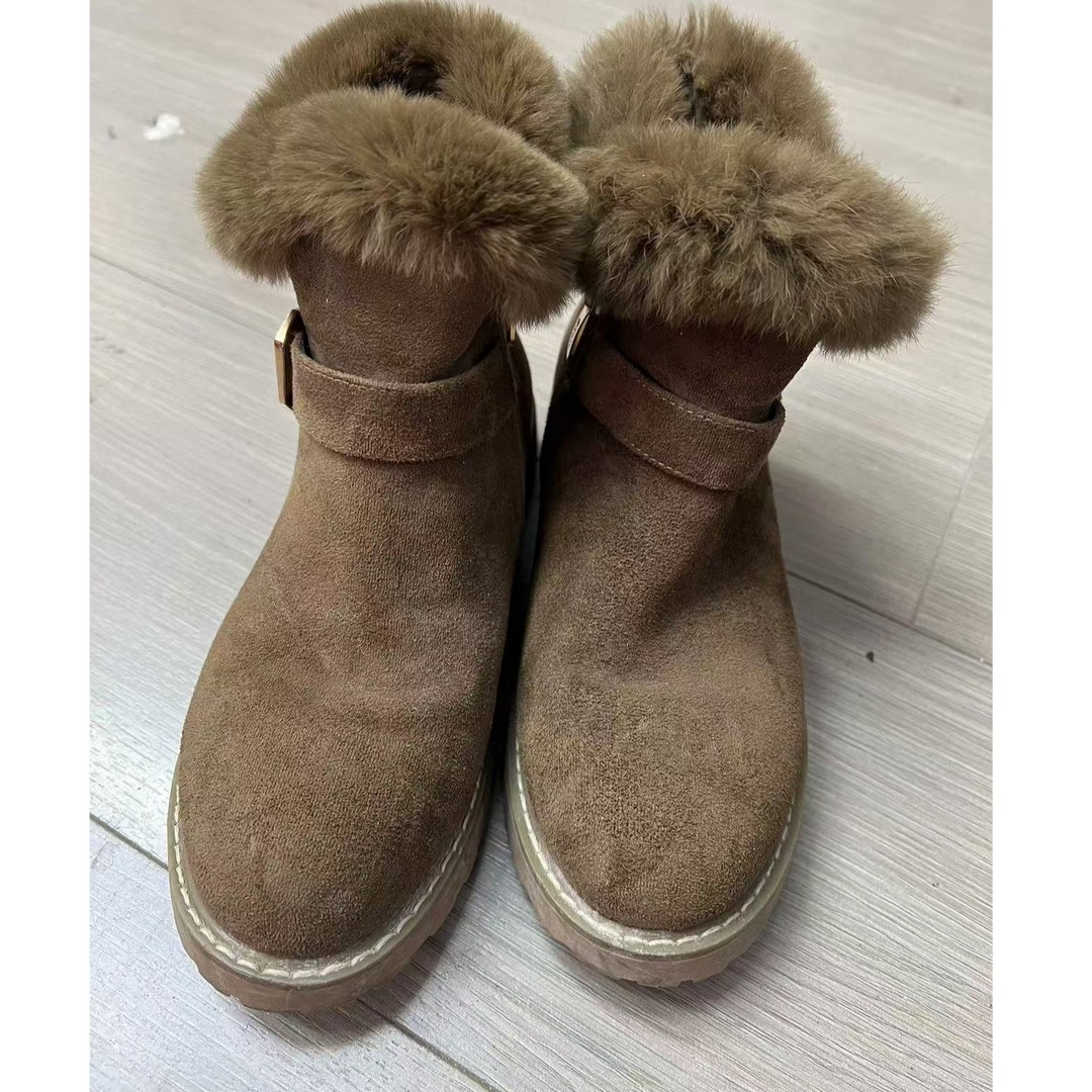 冬季流行加棉雪地女鞋商品图