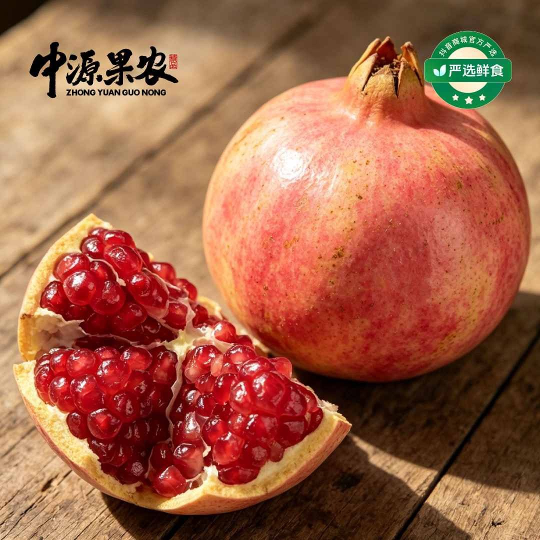 【中通 预计5/6号发货】四川会理软籽石榴净重4.8斤起 新鲜采摘商品图