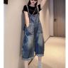 夏季牛仔背带裤女甜酷宽松遮肉显瘦学院风休闲时尚慵懒百搭连体裤商品图