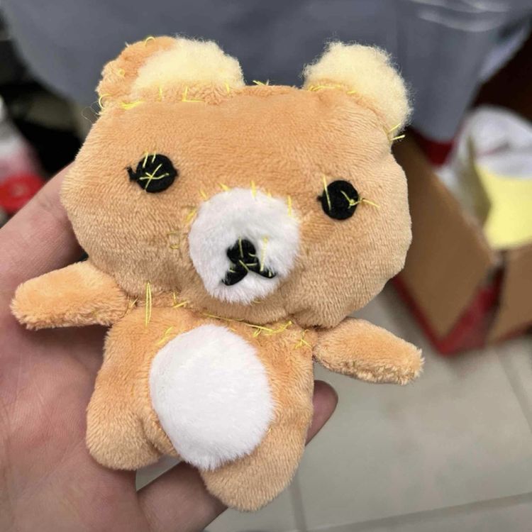 【小熊】手工diy可爱自缝毛绒挂件卡通汽车装饰挂件手工材料包商品图