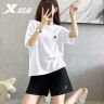 特步运动套装女夏季速干衣清凉薄款健身服白色女款两件套跑步服商品图