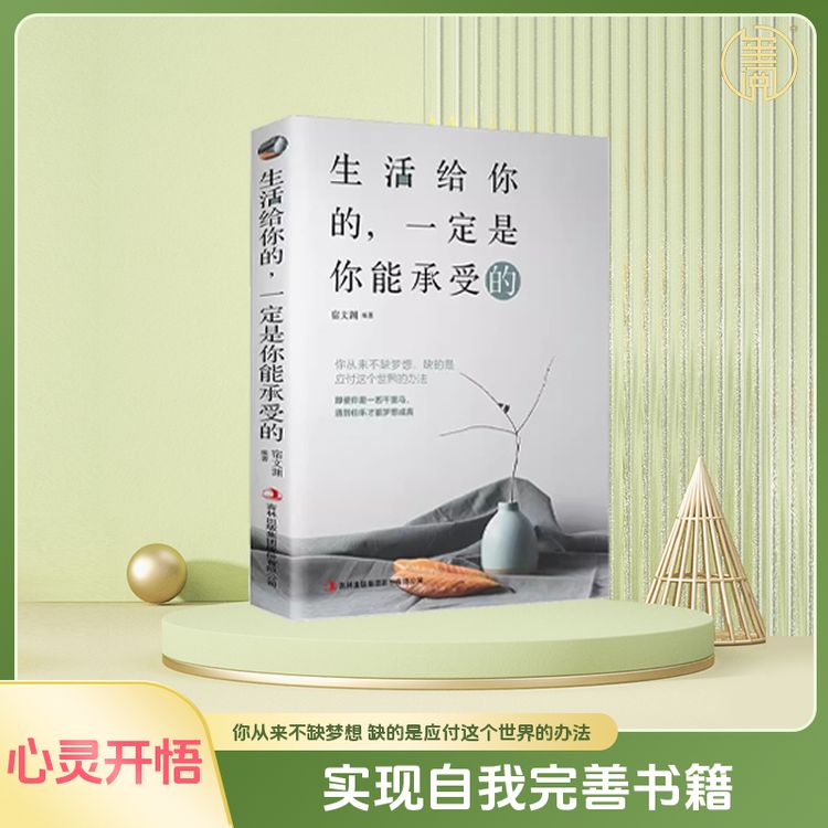 生活给你的一定是你能承受的 生活需要仪式感 心灵疗愈个人励志书商品图