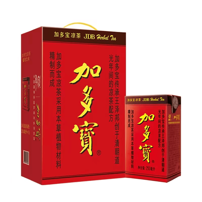 加多宝凉茶植物饮料茶饮料250ml *12/16盒整箱火锅伴侣解辣解腻商品图