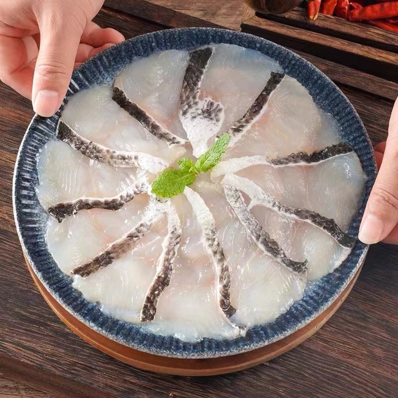  连云港发货  免浆黑鱼片 酸菜鱼水煮鱼片  250g/盒 到手10盒 商品图