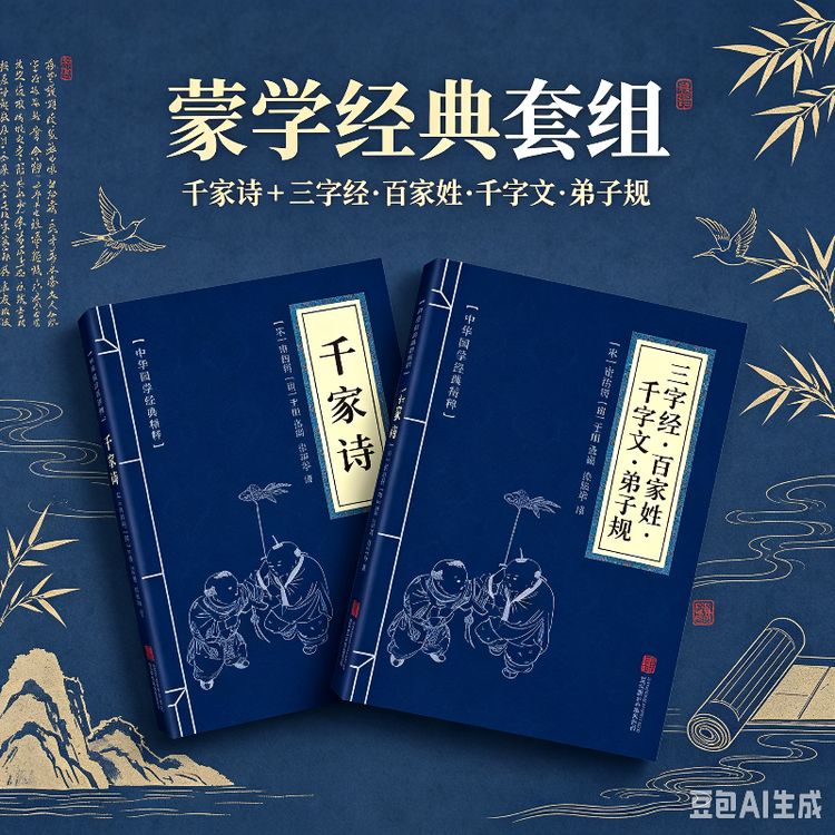 【小蓝本】千家诗 好读、好背、好懂 提升表达力快速掌握中国诗词集合商品图
