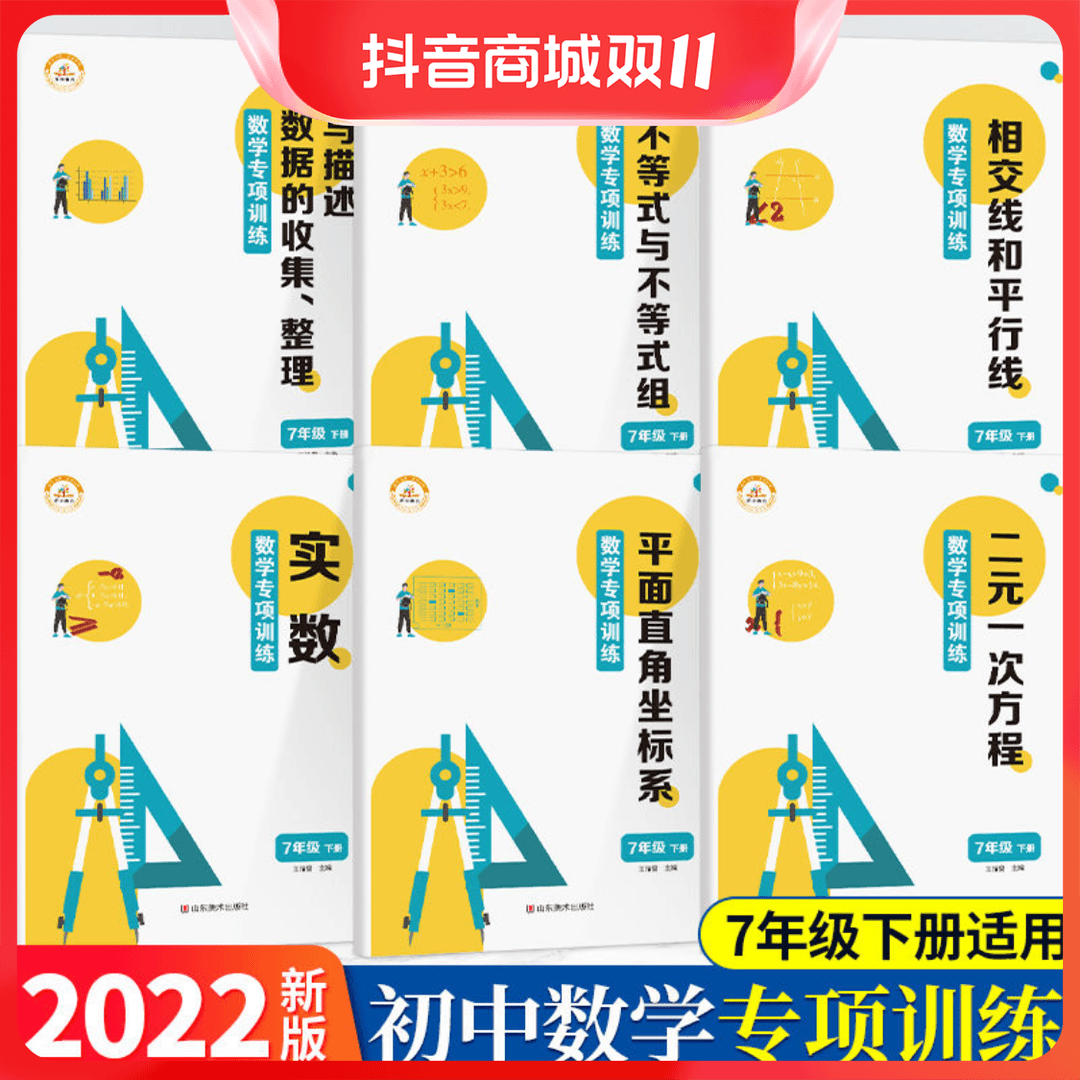 七年级下册数学专项训练全6册二元一次方程不等式练习题人教版商品图