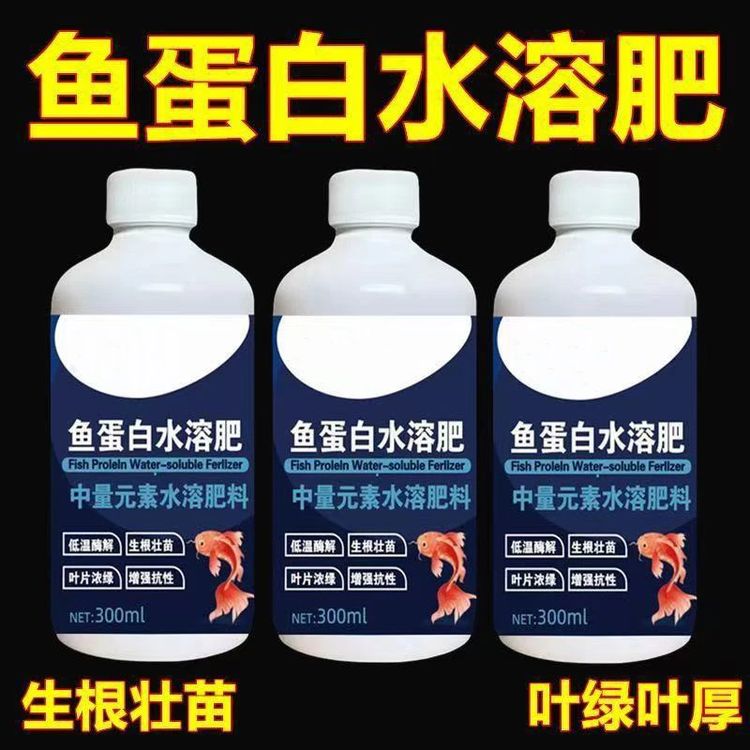 【鱼蛋白水溶肥】氨基酸瓜果蔬菜花卉通用叶面农用营养液复合肥-T商品图