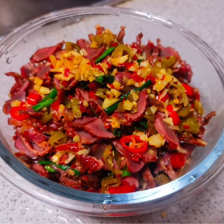 萍乡酸辣鸡胗下饭菜辣椒酱拌饭拌面即食瓶装商品图