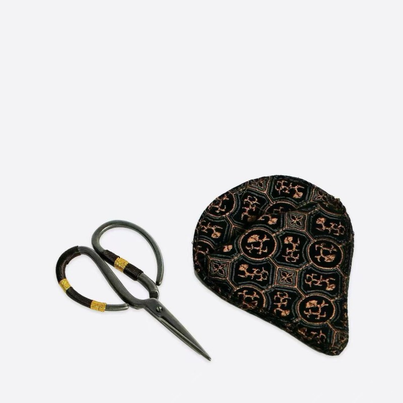 棕色复古小茶剪陶瓷周边DH1220商品图
