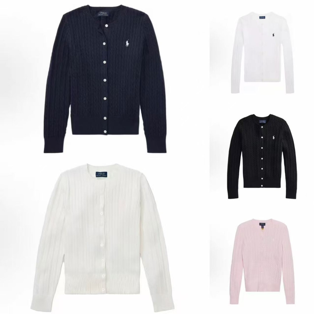 RalphLauren/拉夫劳伦赵露思同款Logo刺绣圆领长袖针织衫商品图