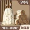 欧凯斯okiss免撕抽绳垃圾袋手提式加厚大号不脏手家用抽绳塑料袋商品图