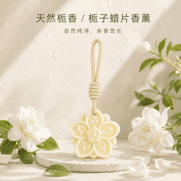 栀子香薰家用下姜蜡片持久留香衣柜高级感香氛空气清新卧室衣橱商品图