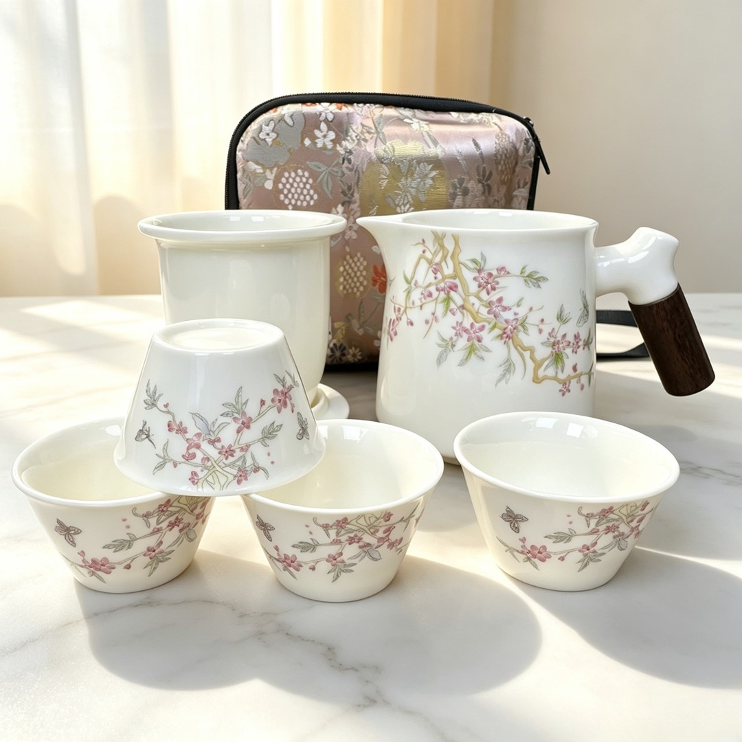 匠林瓷语茶具旅行套链接@@ZH3686商品图