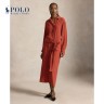 Ralph Lauren/拉夫劳伦女装 26秋季印花绉纱腰部系带衬衫式连衣裙商品图