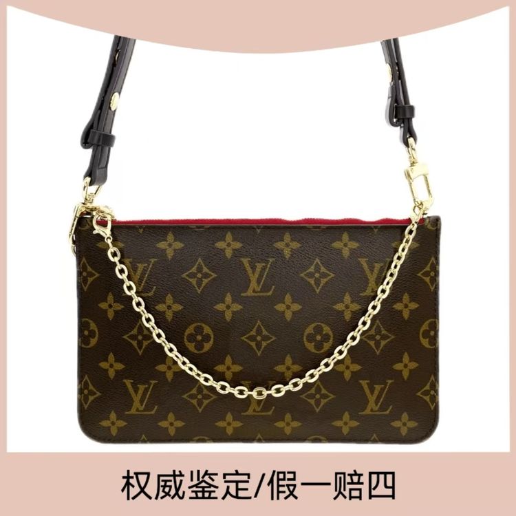 99新 LouisVuitton/路易威登 二奢包包老花NF手包斜挎（送原装肩带商品图
