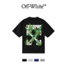 OFF-WHITESS26彩蝶街头潮流绿植印花休闲短袖T恤OFFTE10ISEAMR商品图