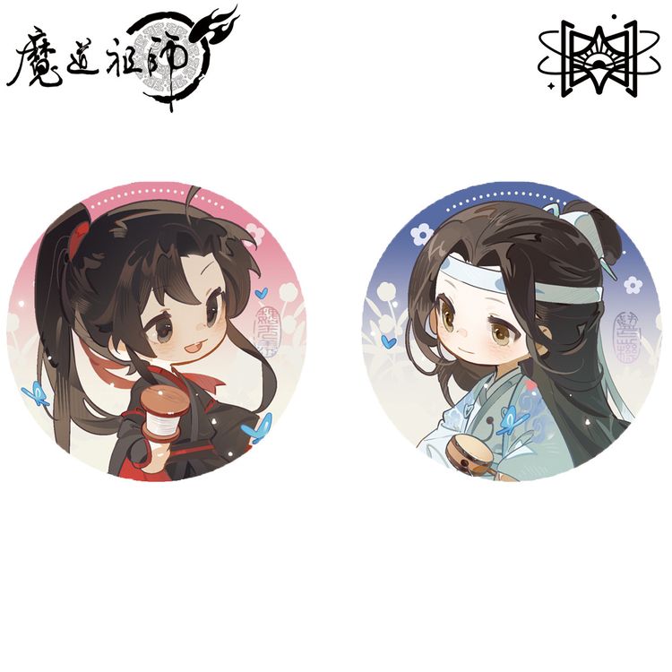 【特价商品不售后】漫库正版《魔道祖师》系列周边亚克力多插立牌徽章商品图