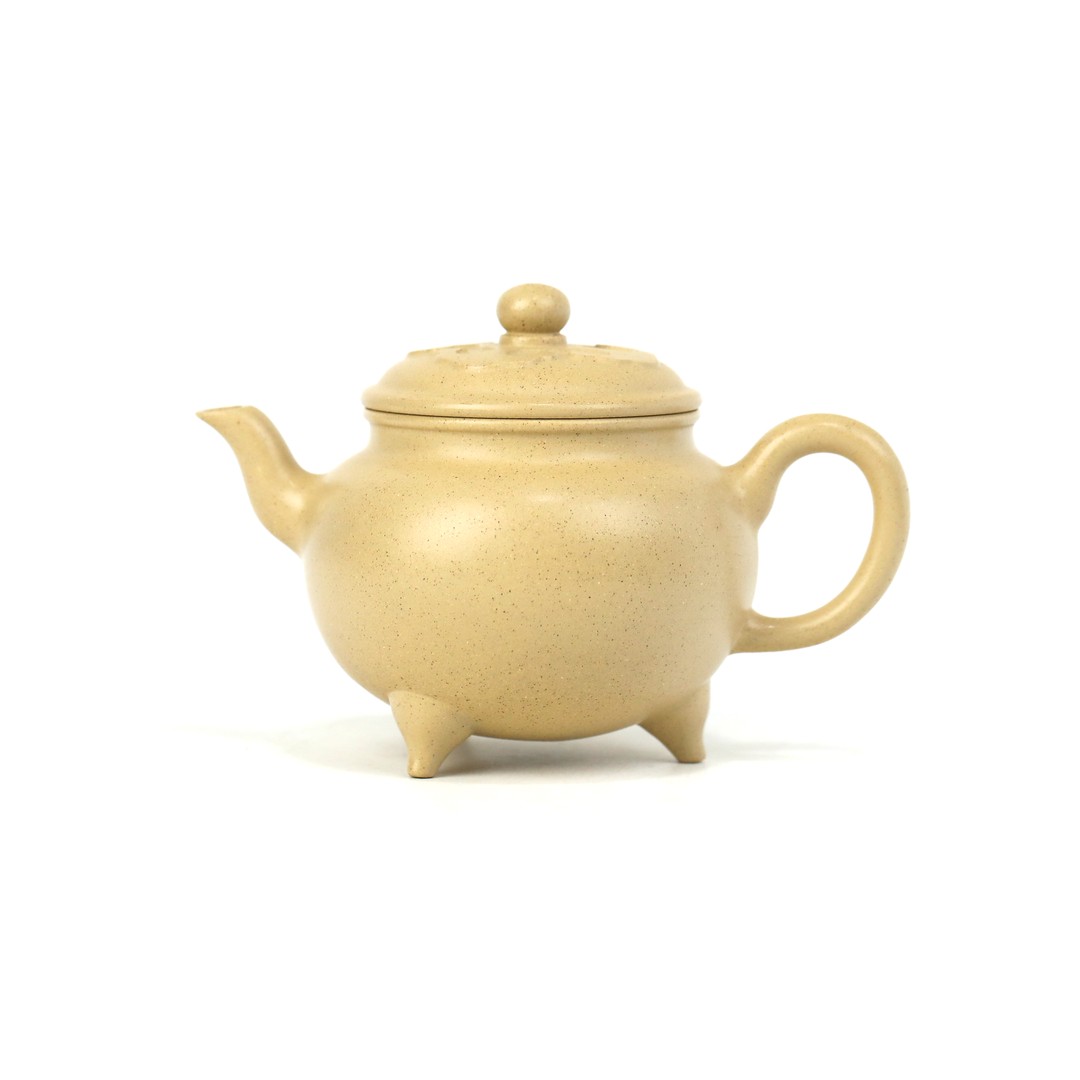 WM三足福鼎壶150cc撇口本山绿宜兴手工紫砂壶家用手工泡茶器具商品图