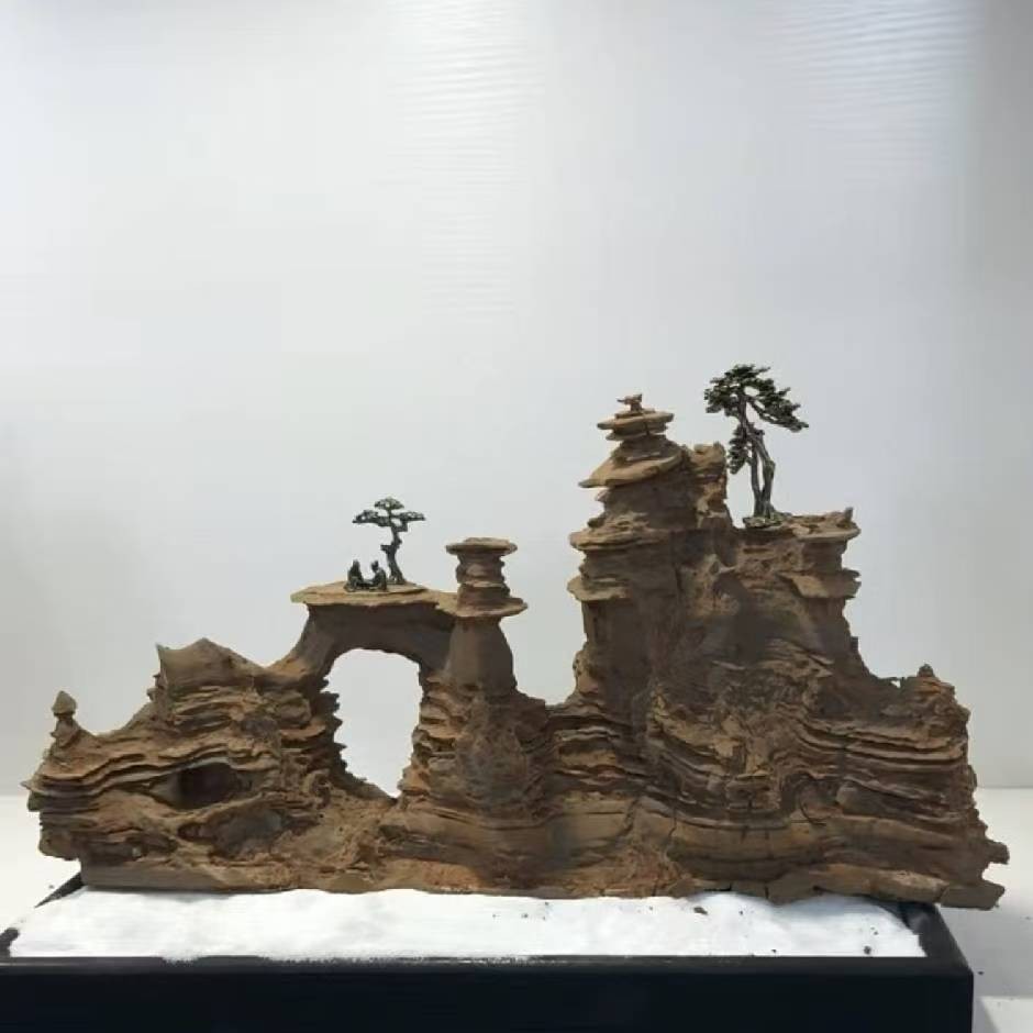 灵璧奇石摆件观赏石文房案头摆件商品图