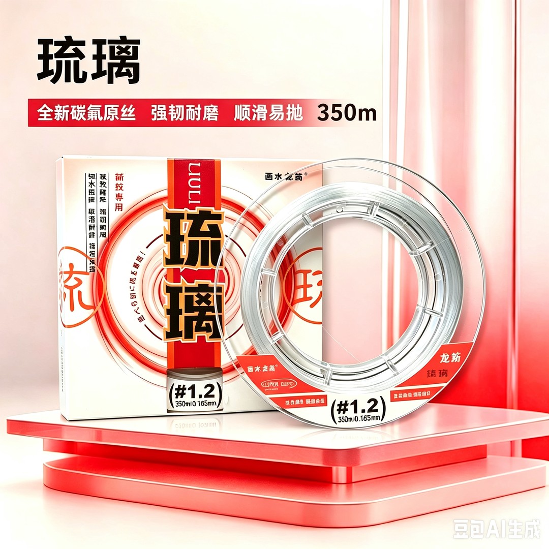 350Mpe琉璃鱼线强拉力不打卷超柔软原丝耐磨主线子线商品图