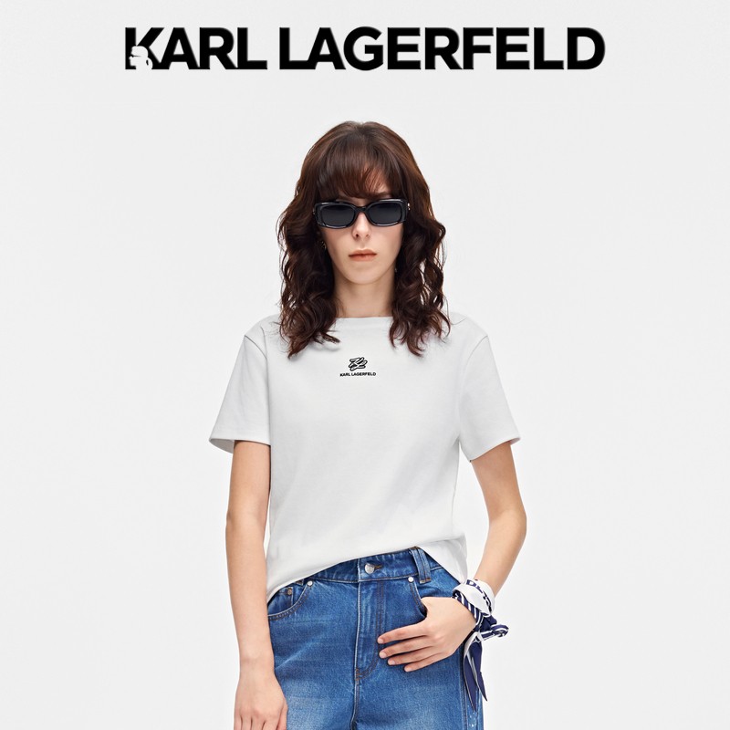 【杨光专属】KARL LAGERFELD卡尔拉格斐T恤P21E1708商品图
