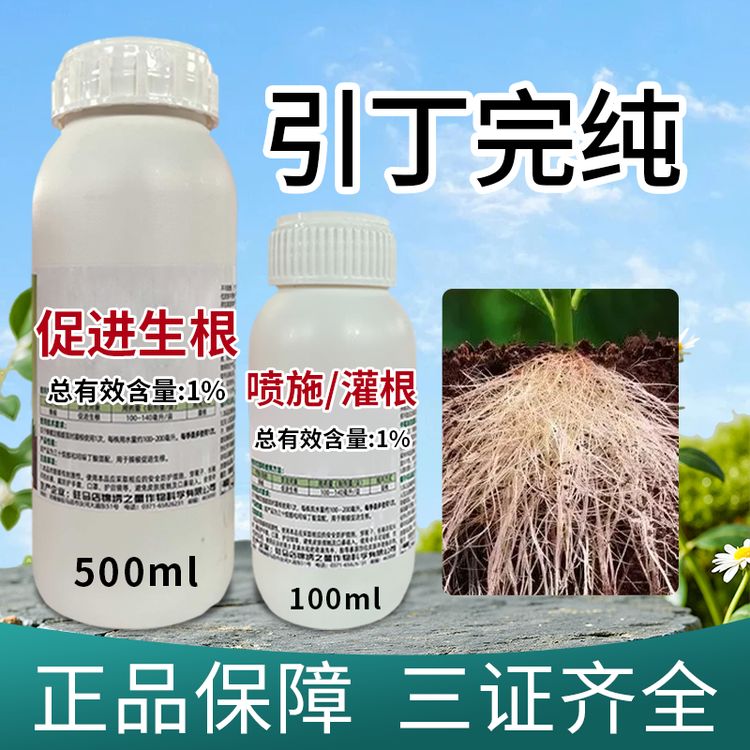 引丁完纯促进生根提苗可搭配大中微量元素叶面肥商品图